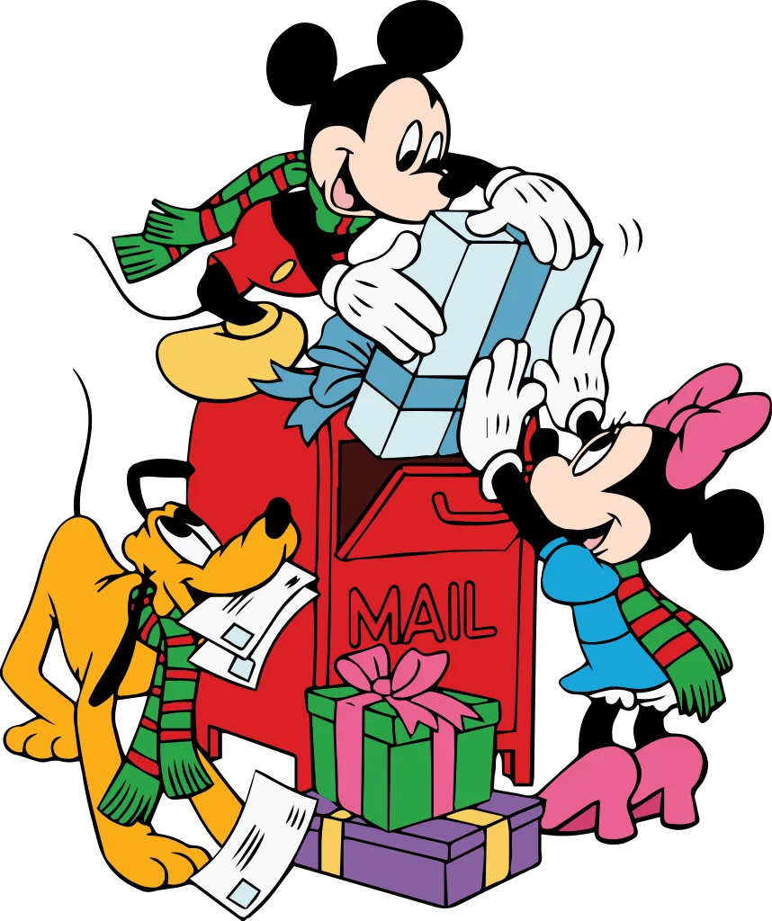 Several colourful cartoon figures gathered in a playful group.